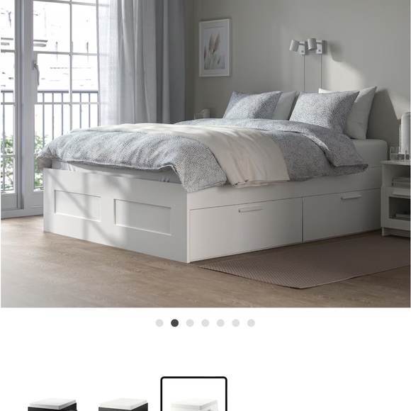 IKEA White Queen Bedframe! - Picture 2 of 2